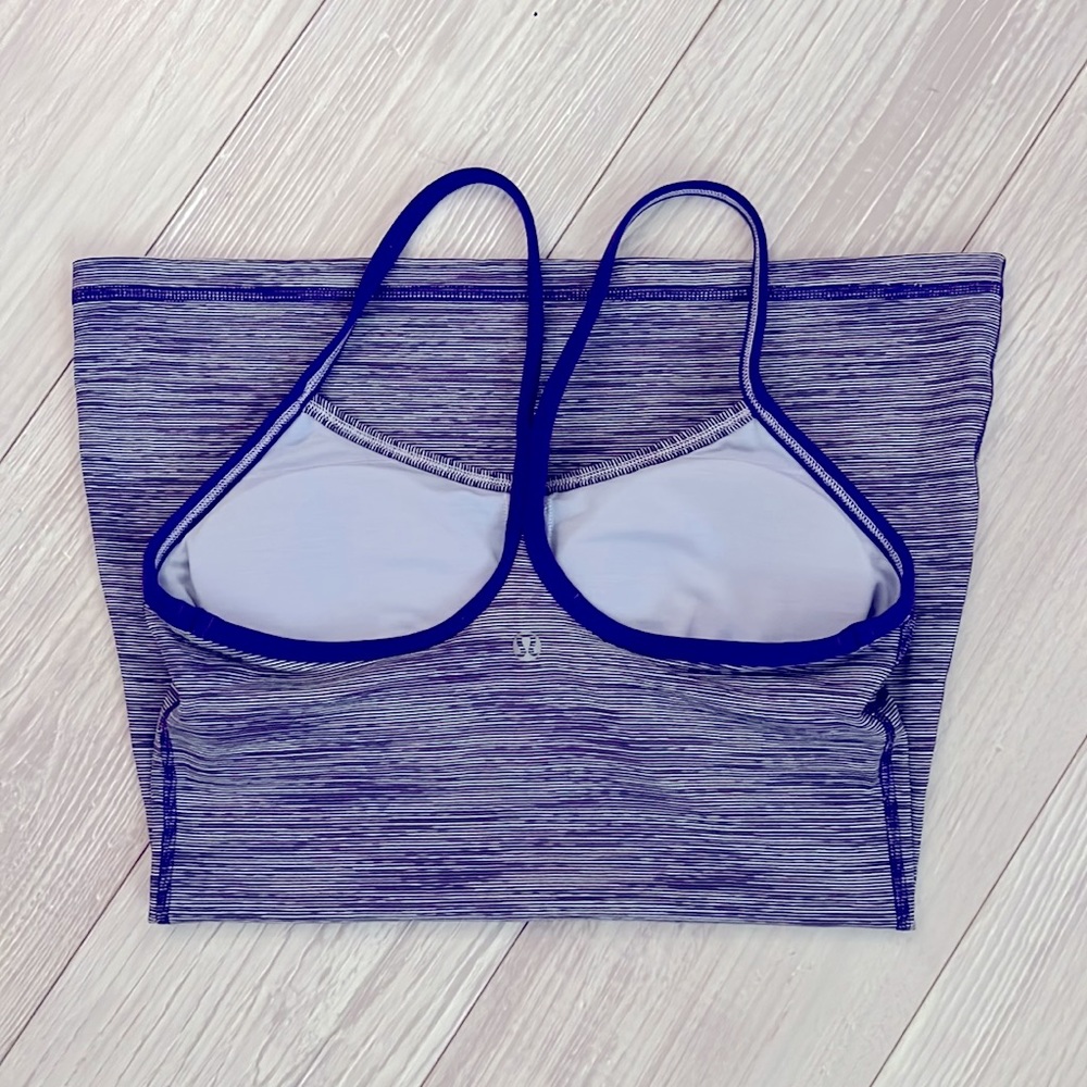 5) Lululemon Power Y Tank Luon Wee Stripe - Picture 4 of 5